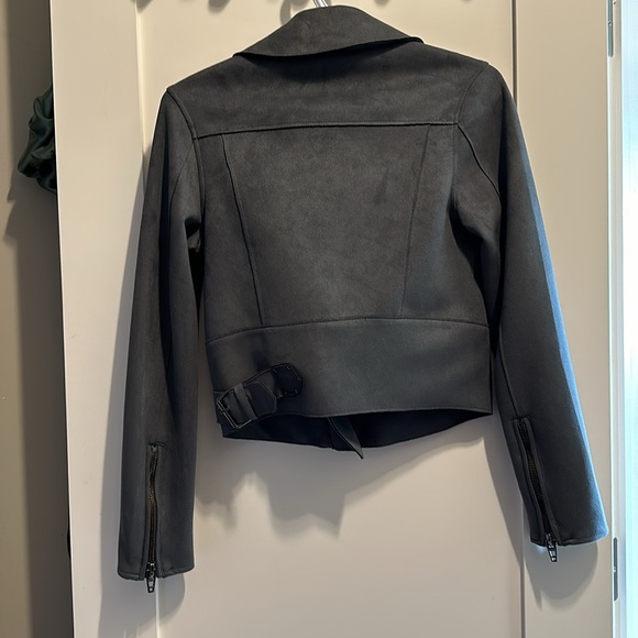 Suede Moto jacket. Size XS - Picture 2 of 5
